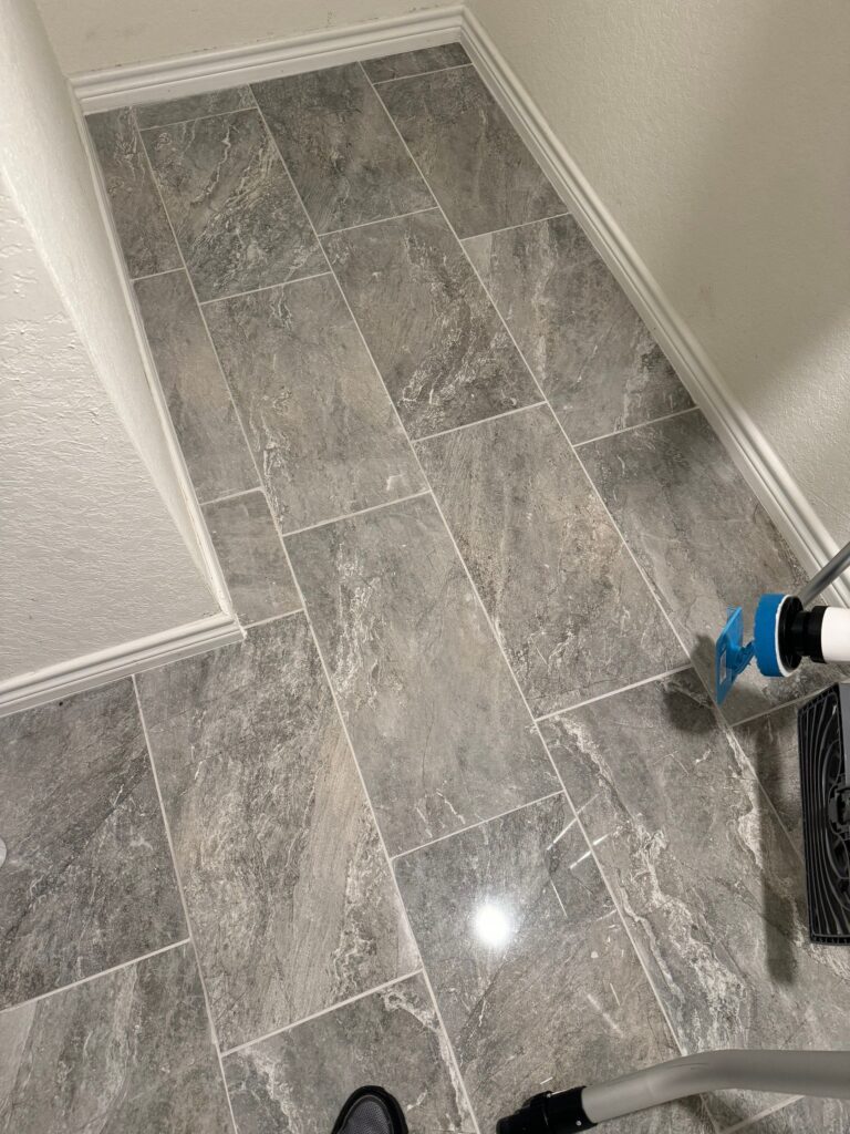 Porcelain Tile Installation And Grouting Project in New Braunfels TX 78130