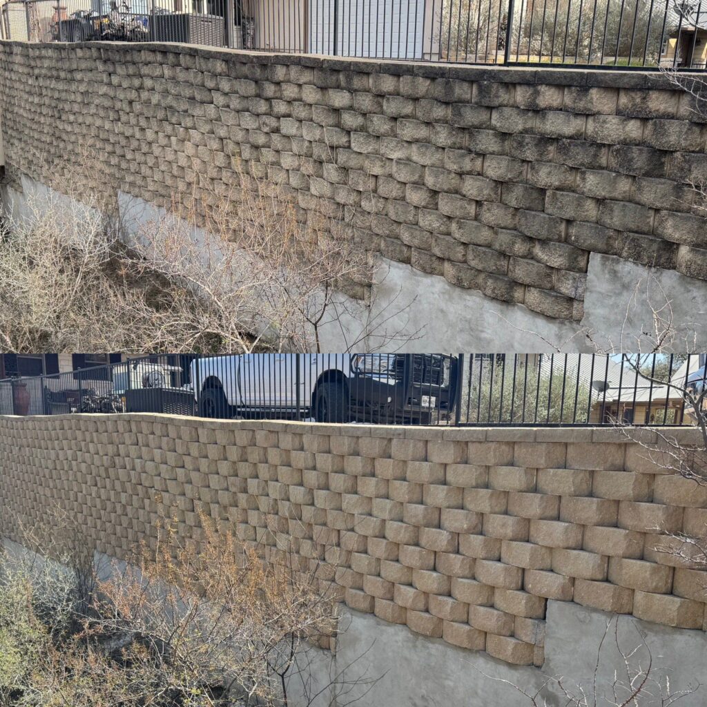 Stone Cleaning, By The Number One Pressure Washing Company In San Antonio.