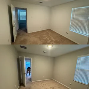 The Service Is Carpet Cleaning In A Bedroom Removing Dirt And Stains From The Carpeted Floor For A Fresh Appearance